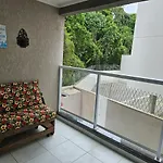 Ubatuba - Apartamento Com Churrasqueira E Piscina